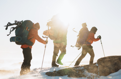 how to attach snowshoes to backpack