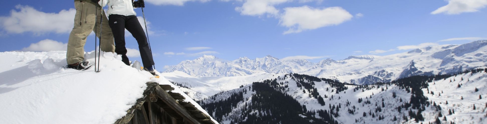 Balade en raquettes aux Saisies