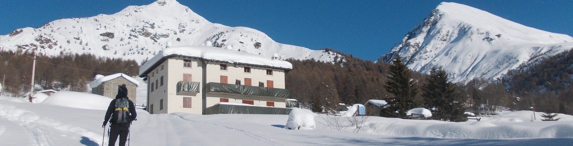 Balade en raquettes à vezza d'Oglio