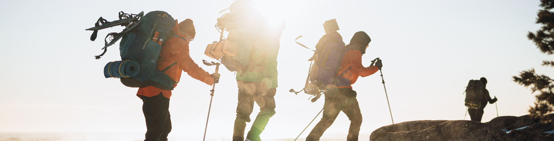 how to attach snowshoes to backpack