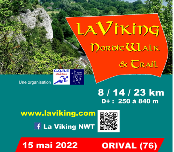 Affiche.Viking Nordic Walk & trail